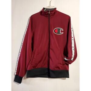 Champion Men's M Vintage Jacket Blue Bar Big C Logo Taping Track Sportswear